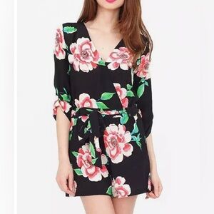 Yumi Kim Silk Floral Romper